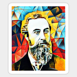 Robert Bulwer Lytton Abstract portrait | Robert Bulwer Lytton Abstract Artwork 15 Magnet